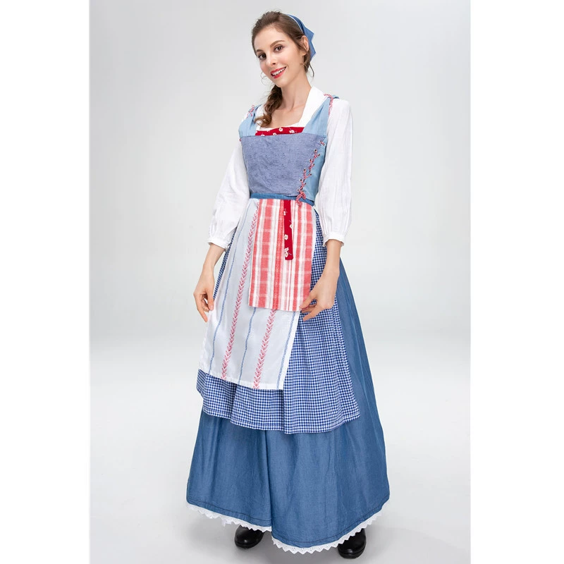 Retro long skirt, suit, halloween, wholesale