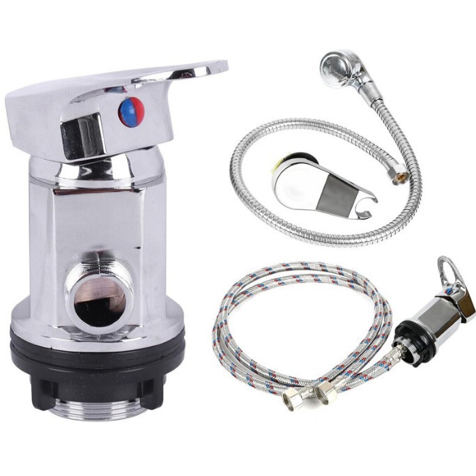 Shampoo bed faucet square tap barber shop mixing valve salon universal Shampoo bed faucet square tap barber shop mixing valve salon universal