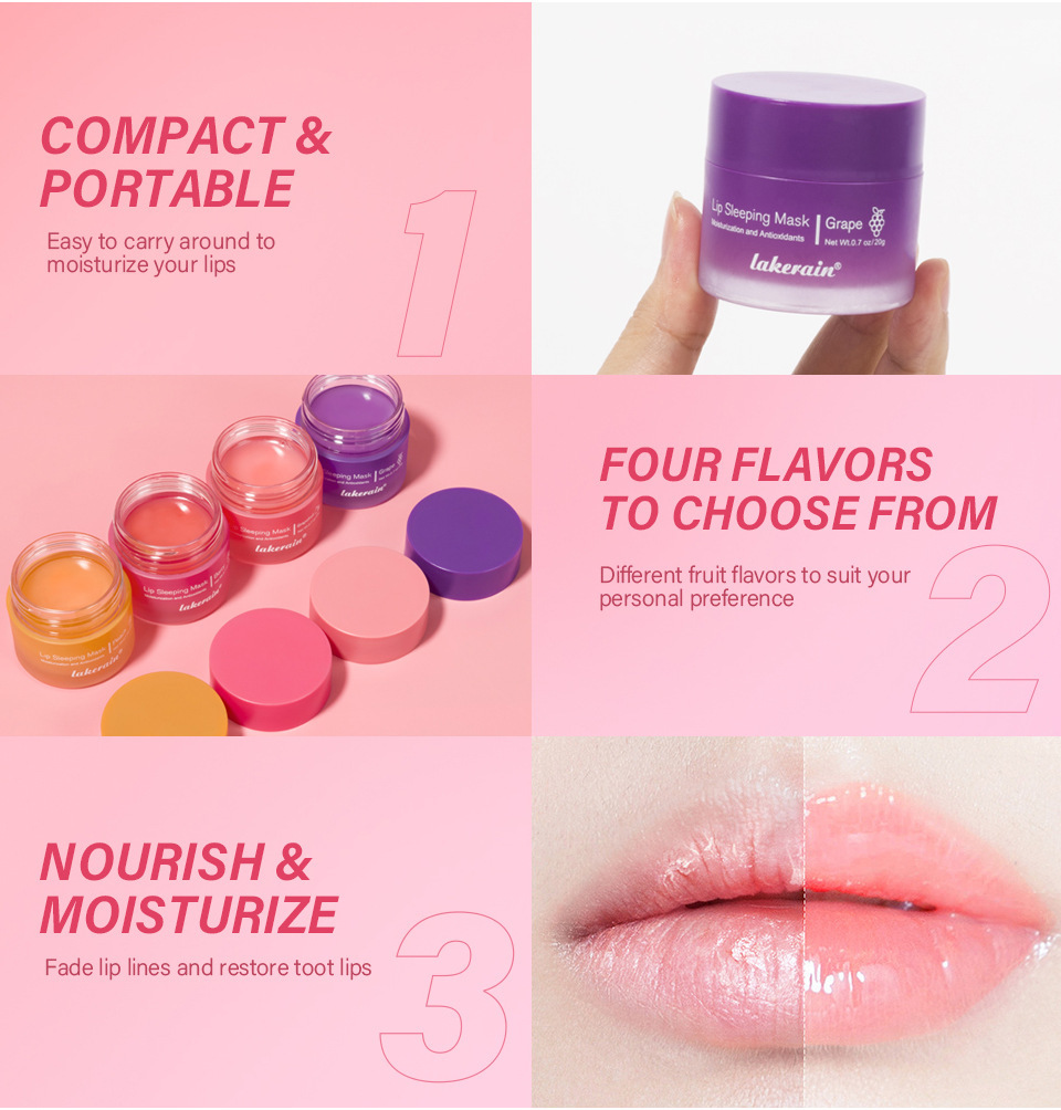 lakerain Sleep Lip Mask Application Scenario