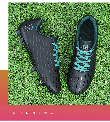 Direct sales of new children's football shoes for men and women, low-cut long-spiked rubber turf shoes, sports training shoes, dropshipping