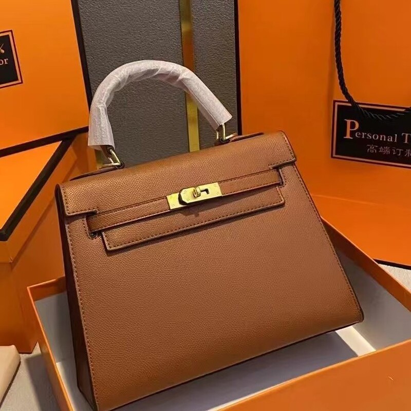 Candy-Colored Kelly Women's Handbag, Kellybag, Single-Shoulder Crossbody Women's Bag, Women's Bag, Fashionable Women's Bag