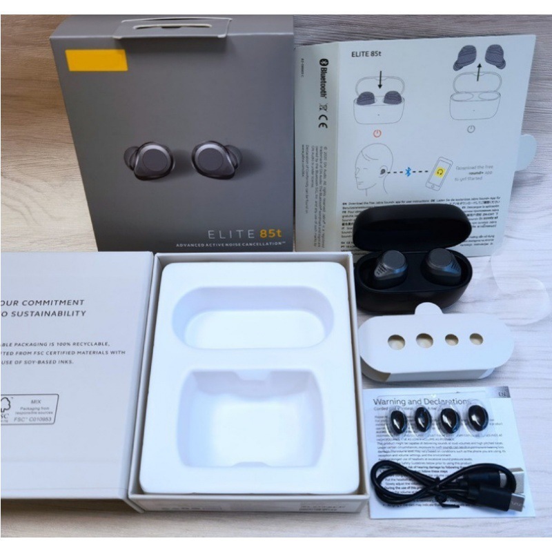 真のワイヤレス Bluetooth ヘッドセット インイヤー ステレオ音楽に適した Jabra Elite85t 高品質|undefined