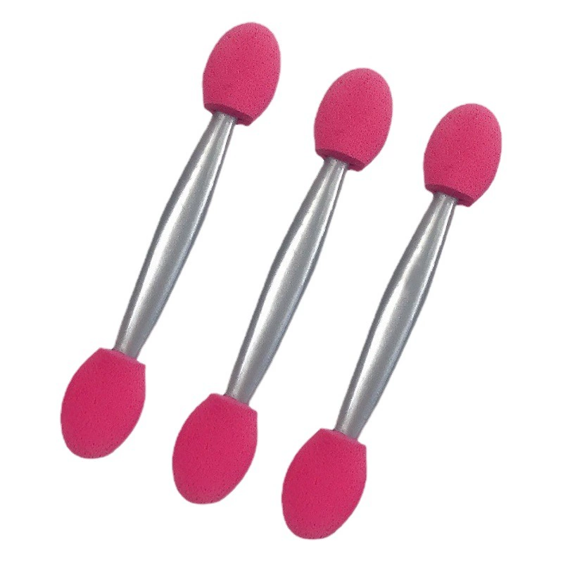 Двуглавая латексная кисть для теней Hongyi, губка, палочка для теней, многоцветная кисть Halo, Кисть для макияжа, инструмент для макияжа