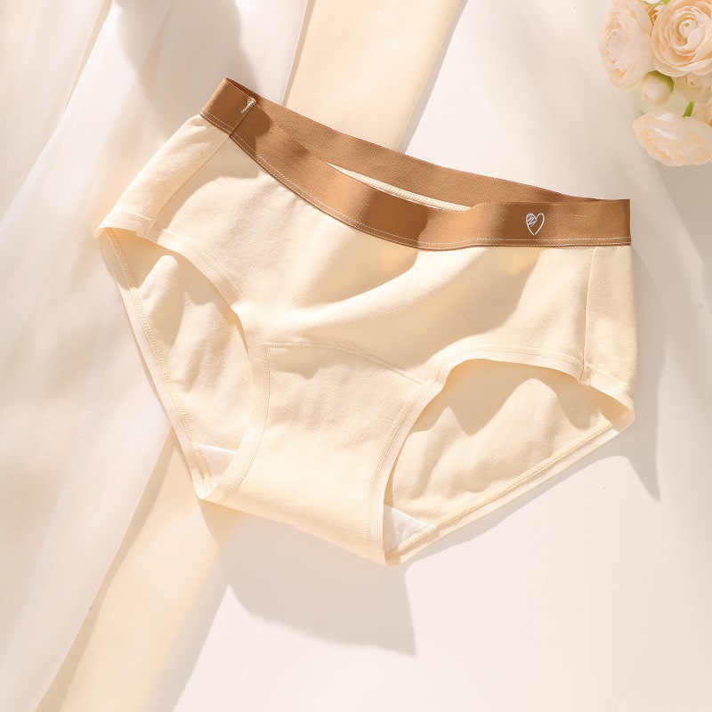 Algodón puro para mujer antibacteriano alargado entrepierna delantera algodón sin costuras cintura media triángulo de mujer ropa interior corta transpirable ropa interior de mujer
