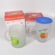 厂家广告杯子马克杯活动促销礼品 可做磨砂杯玻璃瓶水杯印字logo