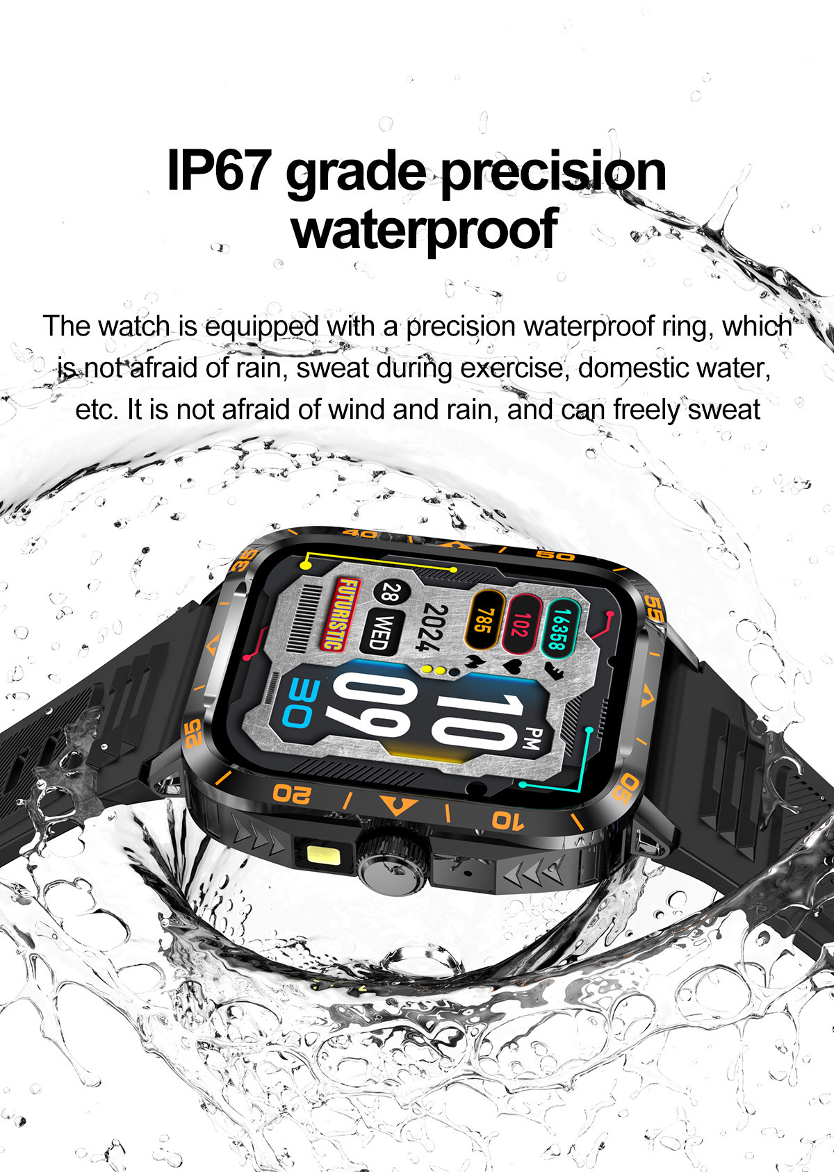 Smartwatch outdoor con chiamata bluetooth e cardiofrequenzimetro_voghion.com