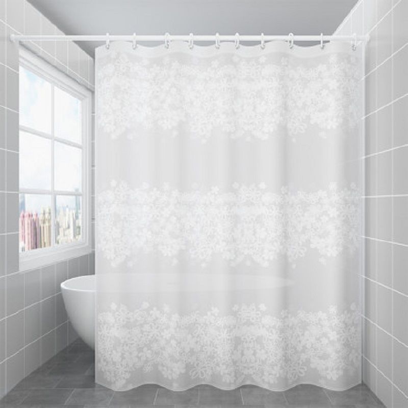Shower Curtains Punch holes suit Shower Room waterproof TOILET Partition curtain take a shower curtain waterproof Antifungal Hanging curtain