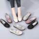 Mother Shoes Beef Sole Spring and Summer Soft Sole All-match Bean Shoes Non-slip Comfortable Middle-aged and Elderly Women's Shoes Not Tired Foot Shoes
