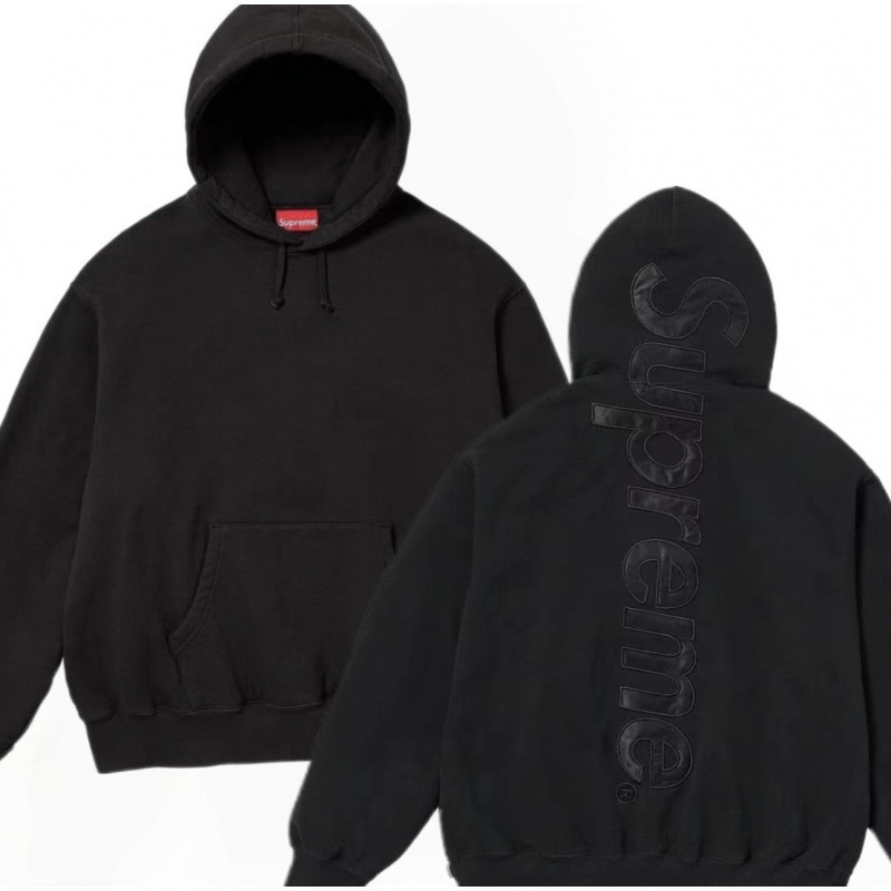 高版本supreme25SS 潮牌HOODED SWEATSHIRT 大LOGO加绒帽衫卫衣|undefined