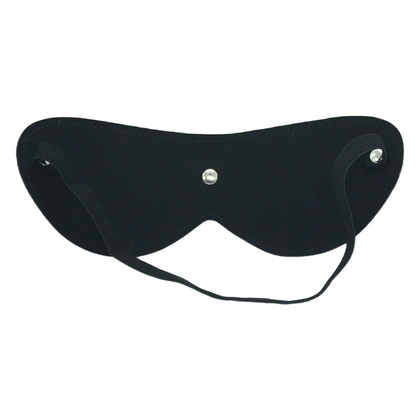 Эротическая маска для глаз Jiuai SM из черной кожи, маска для глаз из ткани, для флирта, ролевых игр, секс-игрушки для взрослых