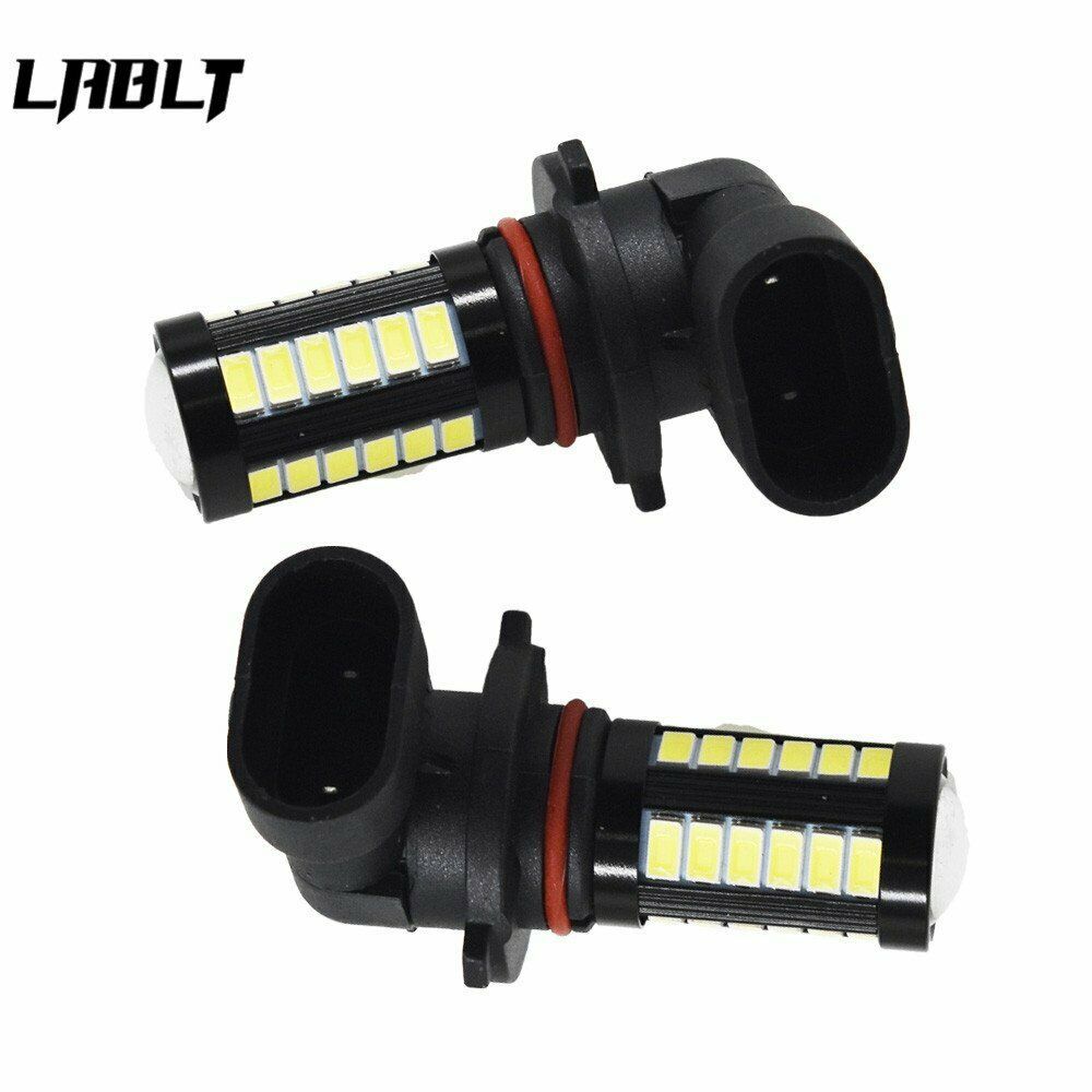 Lámpara de niebla del automóvil H7 H8 / H11 9005 9006 5630 33SMD faro LED lámpara de niebla delantera caja negra