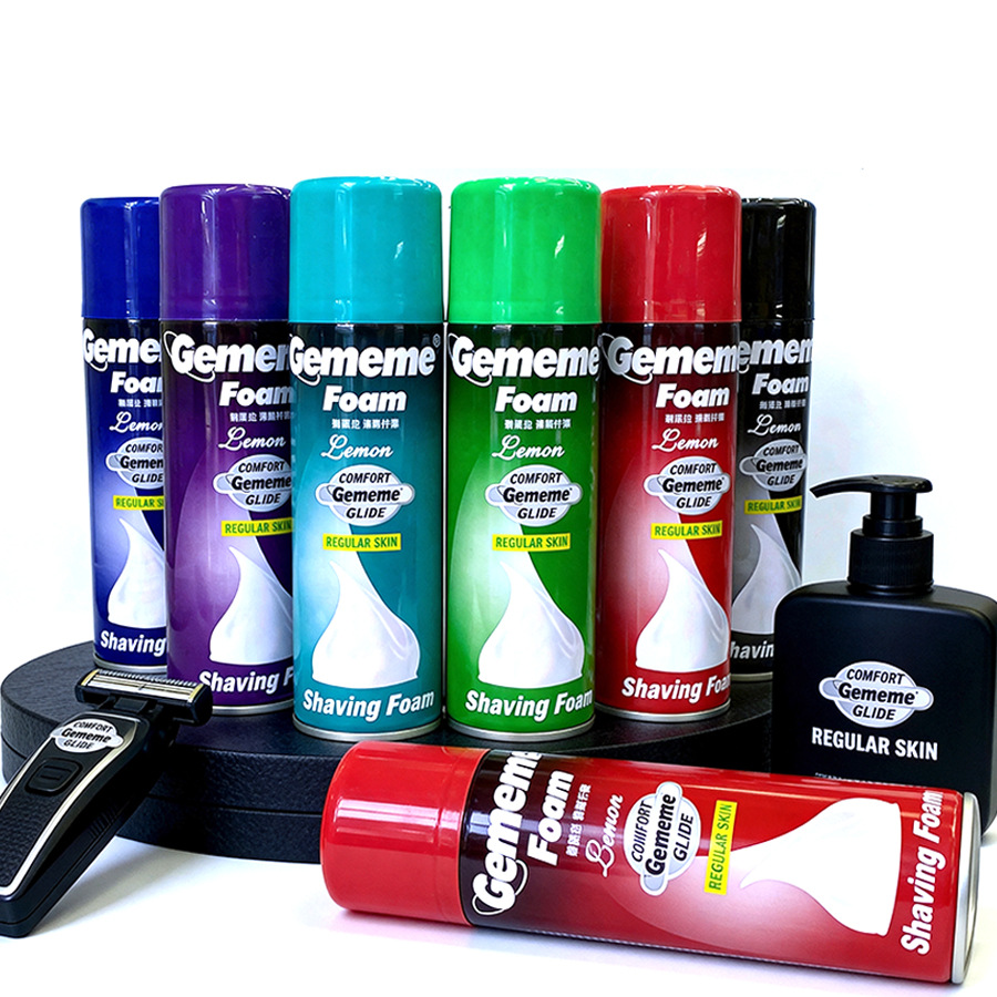 Gememe afeitar espuma para hombres afeitar espuma de limón crema de afeitar 200ml afeitar super belleza empresa de afeitar image 1