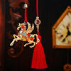 Transport, pendant with tassels, accessory, bag decoration, cute pony, rear view mirror, wholesale