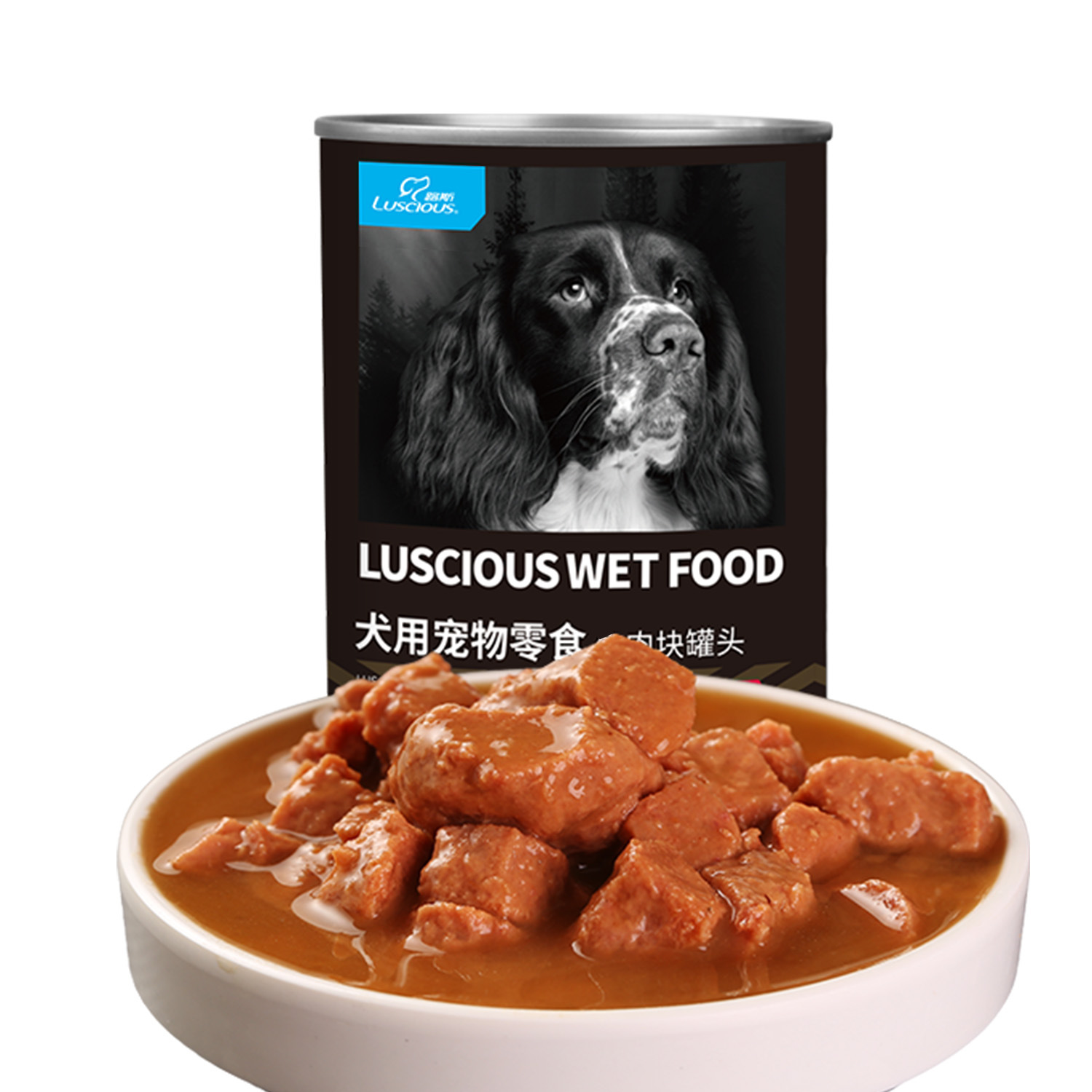 375g enlatado de carne de puré para perros, alimento húmedo para perros al por mayor, arroz para perros, grasa para perros, enlatado para perros.