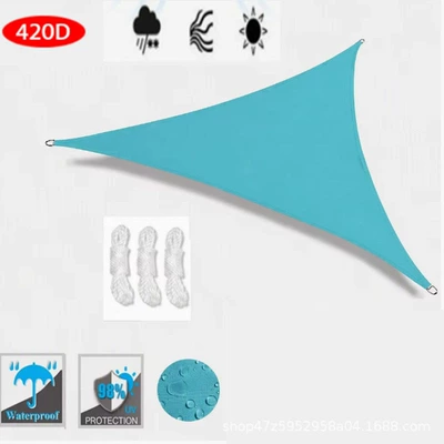 from rain outdoors: Avtomobil yan çətirləri - lake-blue-2x2x2m