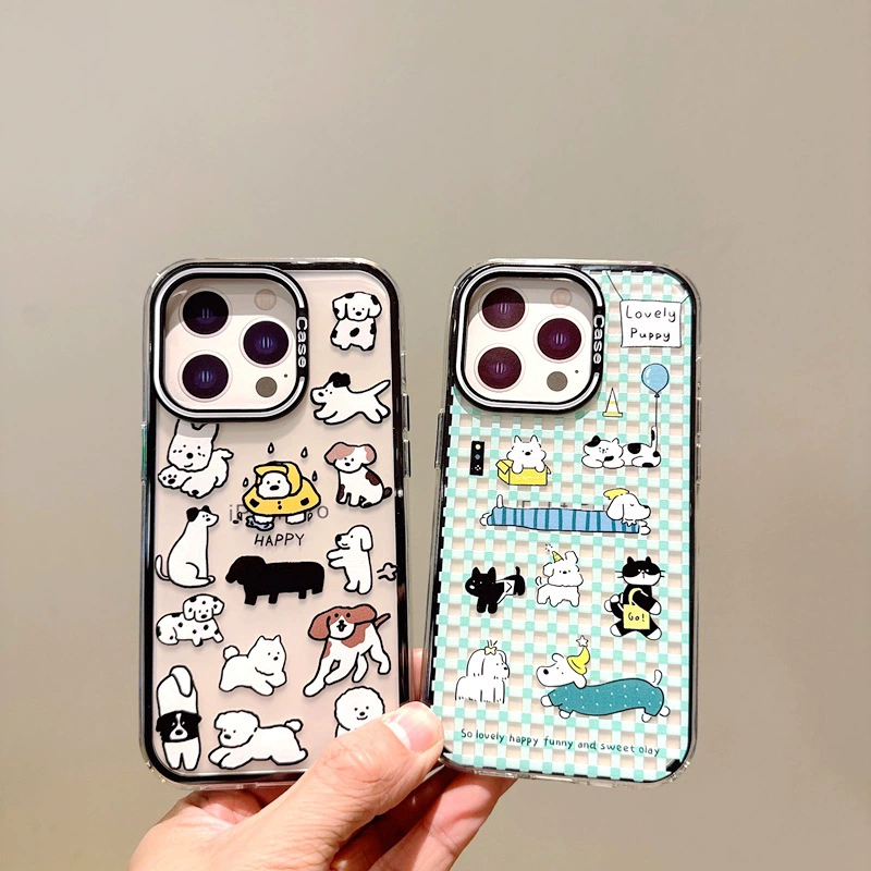 Совместимый с iPhone 17 чехол для телефона с мультяшным рисунком, защитный чехол, iPhone 16, iPhone14 Pro, 17примакс