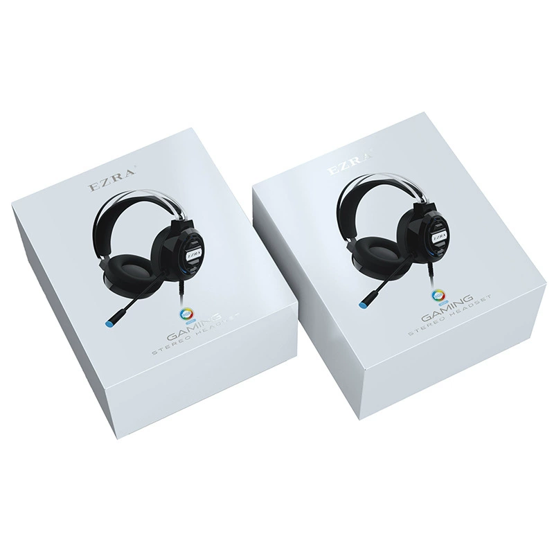 Ноутбук EZRA, игровые наушники, микрофон