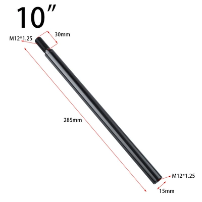 Sürətlər qutusu və əl tormozu başlıqları extension rod aluminum alloy - 10inch-12125