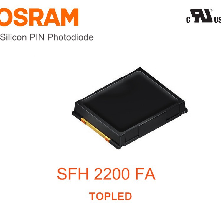 代理原装欧司朗OSRAM 光电探测器 光电二极管SFH 2200 FA