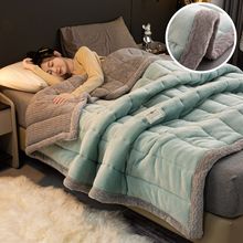 加厚法兰绒毛毯牛奶绒被子盖被羊羔绒宿舍单人珊瑚绒冬季盖毯子