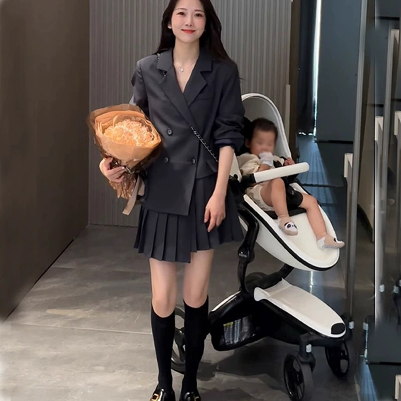 MX03 плюс размер женская платье платье весной и осенью новый французский длинный рукав поддельная юбка из двух частей