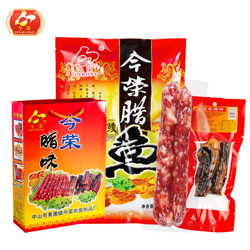 "선물: 순덕 건어물 400g/팩 + 삼겹살 100g/팩 + 소시지 80g/팩 + 고급 선물봉투*1 (580g)"