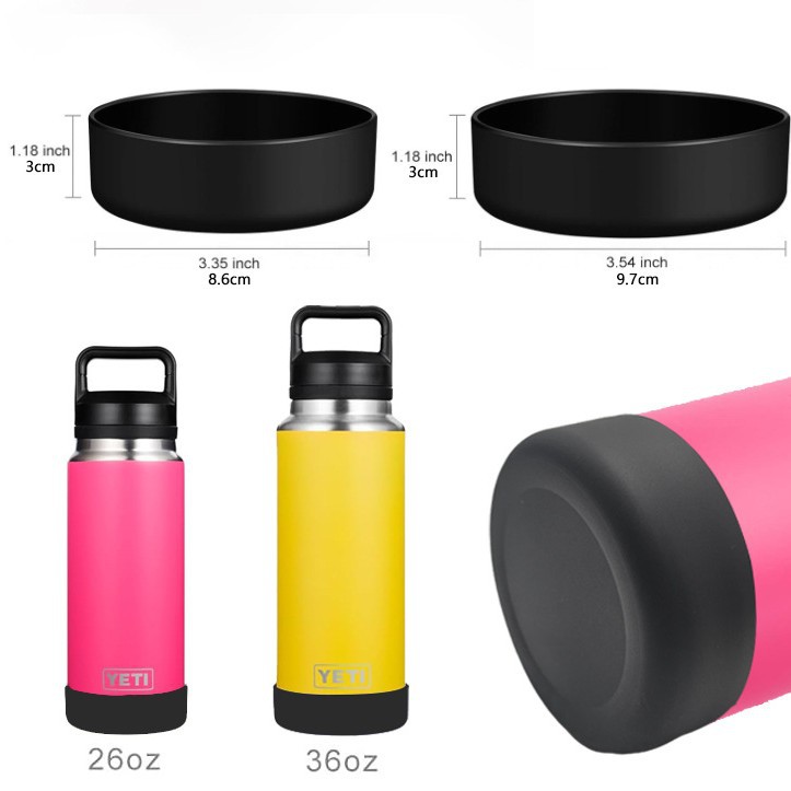 Funda de silicona YT en stock para vaso de Coca-Cola, funda de silicona para vaso, base de silicona para termo, posavasos antideslizante