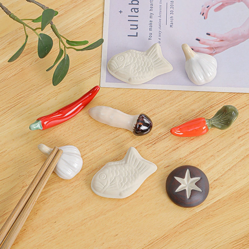 Забавная овощная подставка для палочек