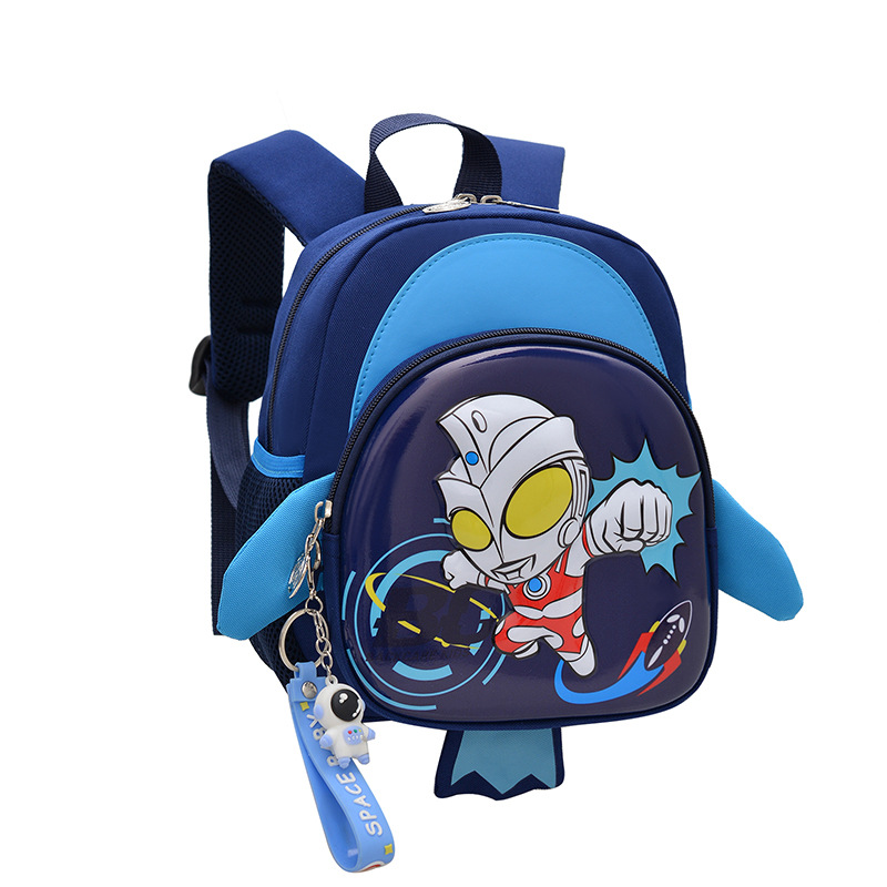Nuevo jardín de infantes caricatura bebés Ultraman mochila de cáscara dura pequeña mochila de comercio exterior para niños cáscara de huevo mochila pequeña