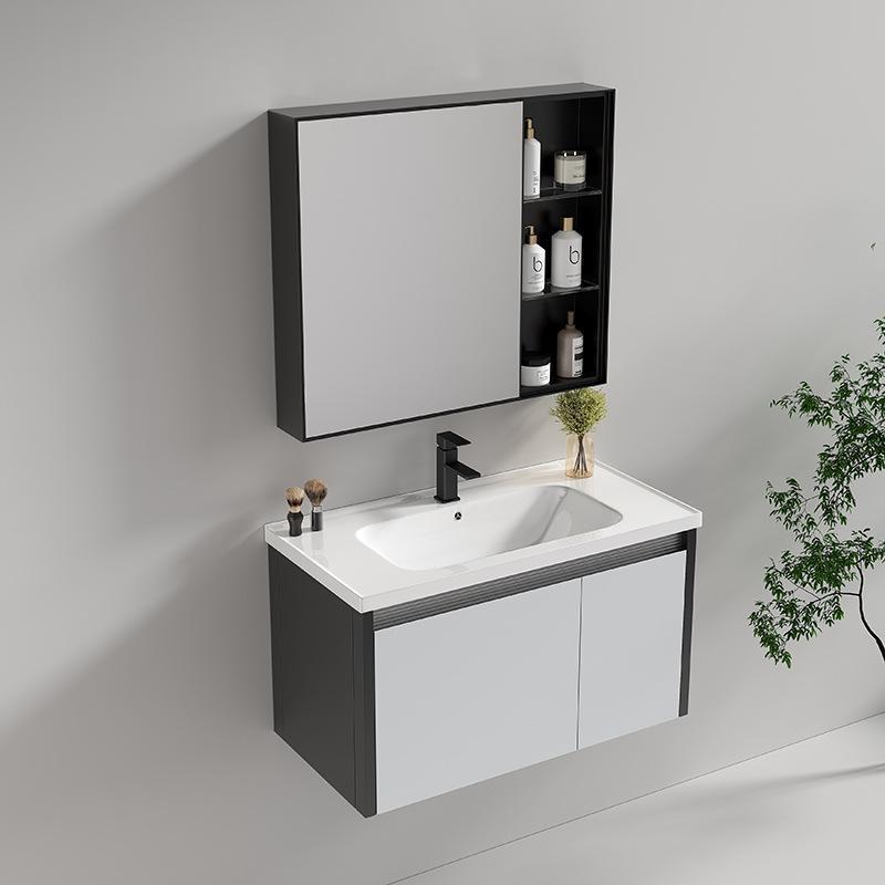 Acero inoxidable panal de panal armario de baño armario de inodoro cerámica una bañera lavabo