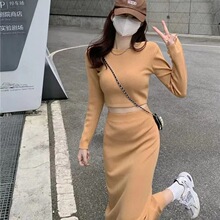 秋季穿搭一整套辣妹套装女小个子高级感气质上衣包臀半身裙两件套
