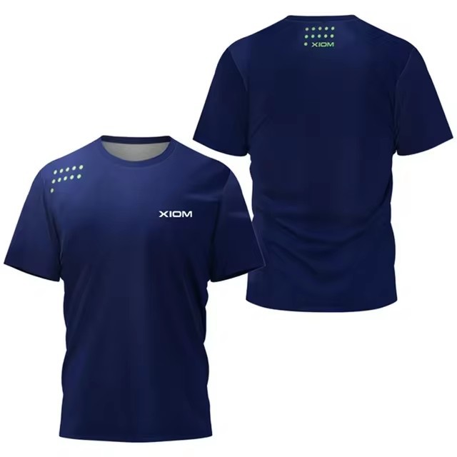 Fashion 3D Gradient Tie-Dye Printed T-Shirt Men's Comfortable Breathable Tennis Training Clothes Casual Short-Sleeved Cross-Border Style