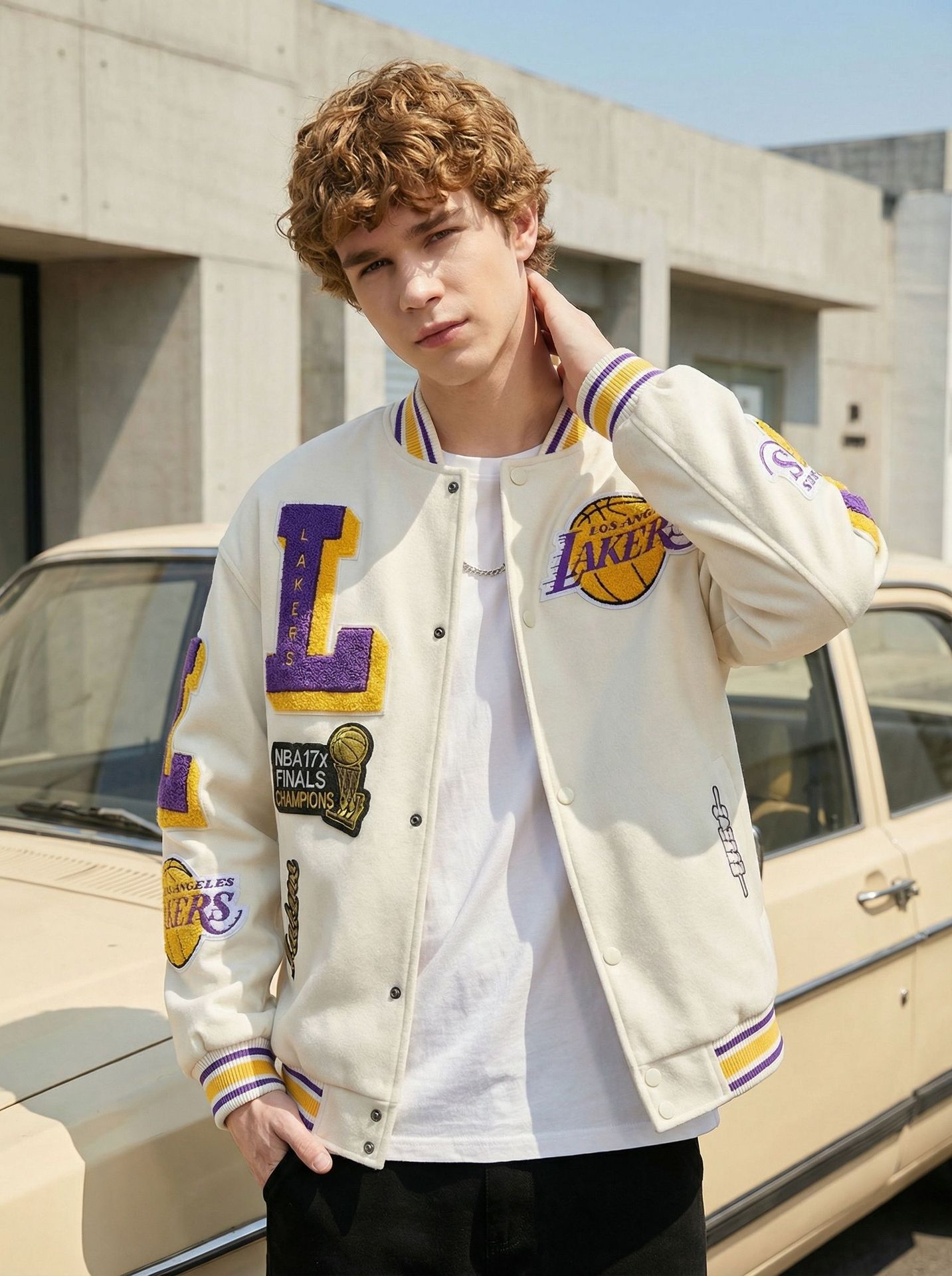 Chaqueta de hombre de la marca de moda de Milán de alta calidad uniforme de béisbol suelto retro americano pareja chaqueta de moda de motocicleta otoño e invierno