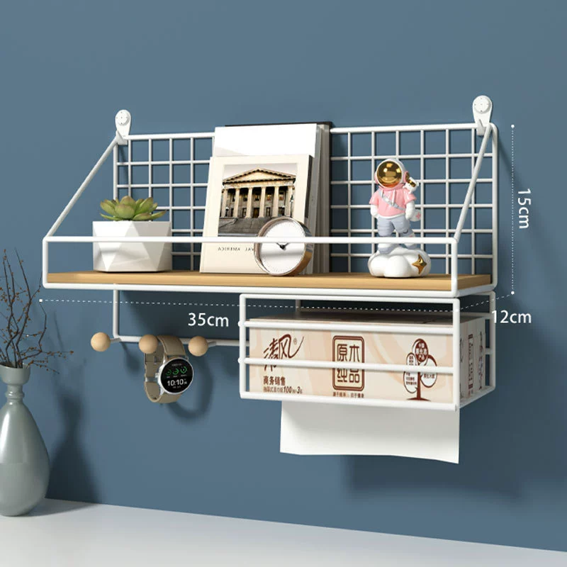 Нет сверления настенная полка настенная развешанная спальня каморка общаги хранение артефакт стеллаж для стола перегородка хранения