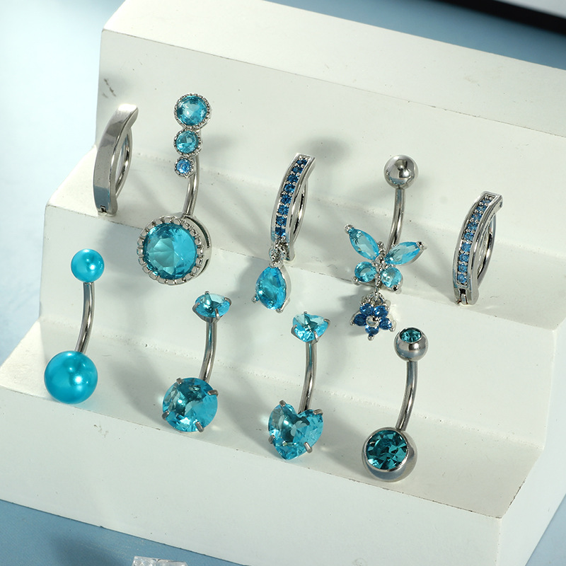 Labret piercing jewelry detail image