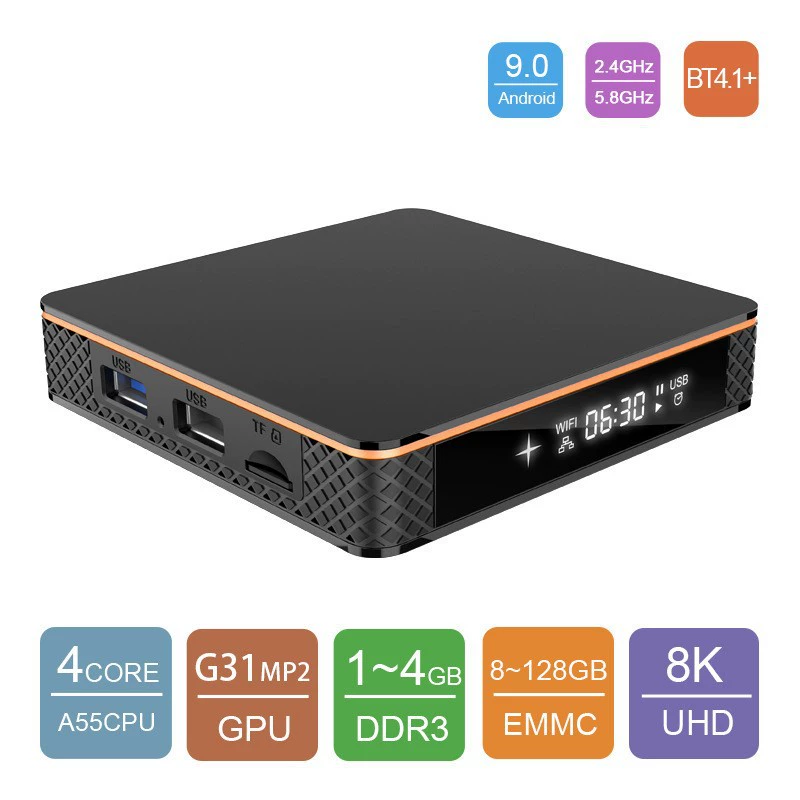 [Настройка сетевой приставки] AX3-PLUS Jingchen S905X3 Android 9.0 HD 8K TVBOX