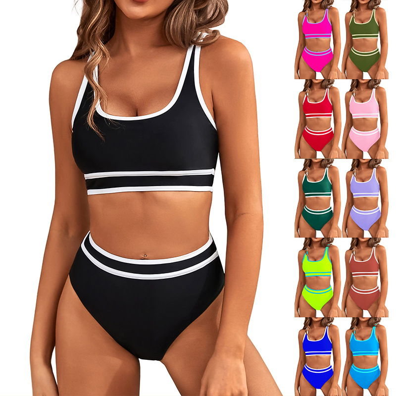 2023 Amazon European and American new sexy swimsuit female bikini cross-border bikini swimsuit
