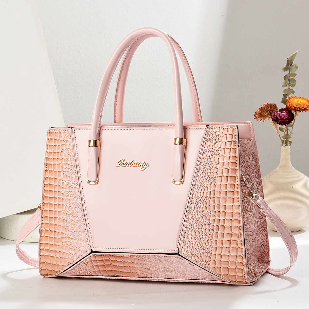 Bolso de mujer nuevo bolso de hombro de gran capacidad temperamento bolso de madre de cuero suave bolso de mujer de viaje de moda puede ser mensajero