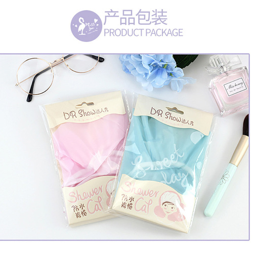 Fashionable new waterproof shower cap, sweet home bathroom, cute adult environmentally friendly shower cap, manufacturer supply wholesale