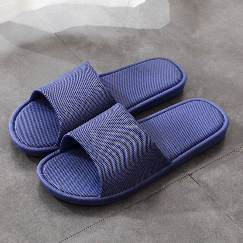 Zapatillas de hombre de verano para invitados a casa zapatillas antideslizantes de fondo suave para mujer