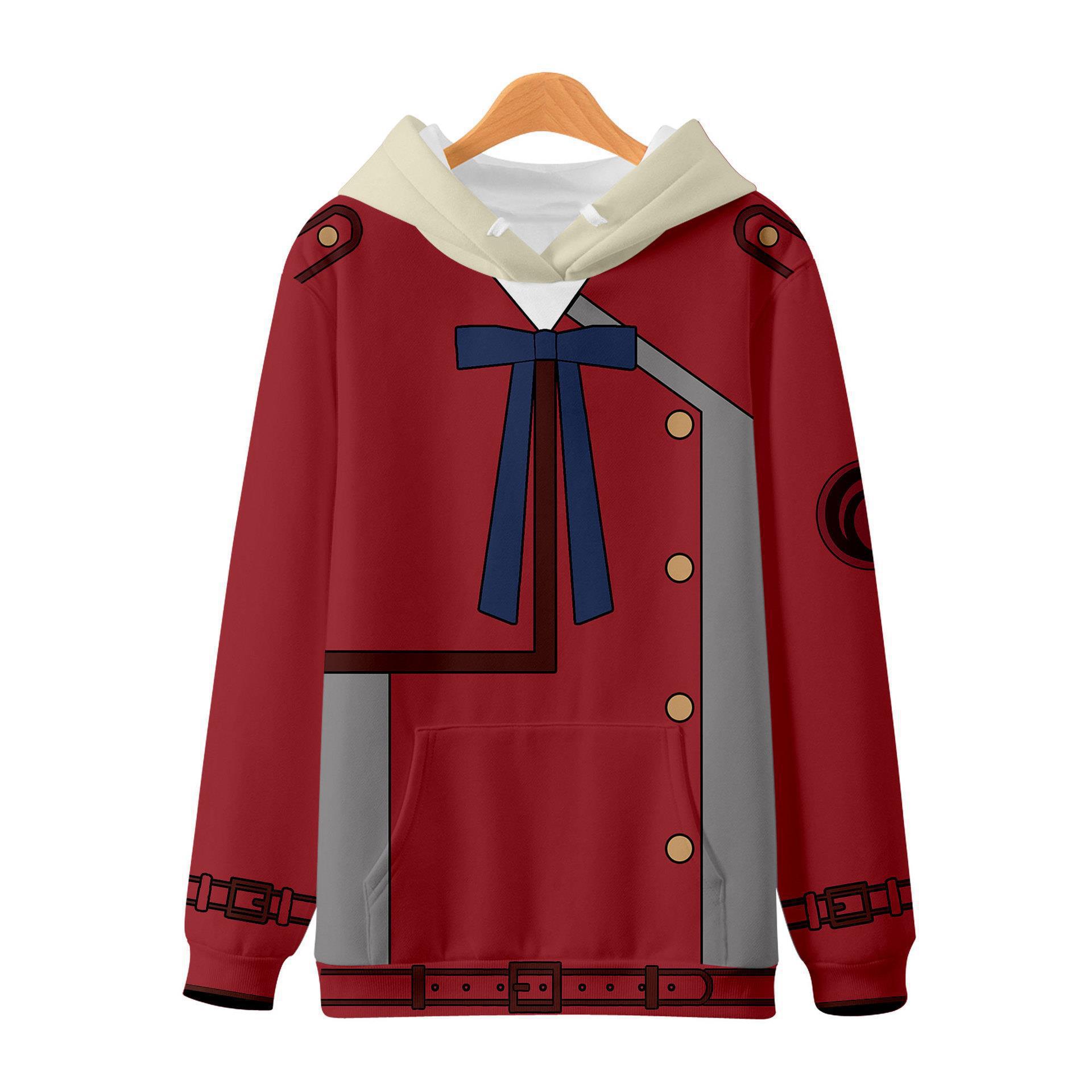 2024 Autumn Cross-border Explosions Fashion Casual Hooded Hoodie Licorice 3D Digital Printing Men's and Women's Autumn and Winter