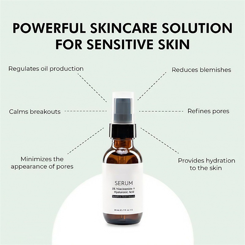 5% Niacinamide  Hyaluronic Acid  Serum跨境烟胺透明质酸精华液|undefined