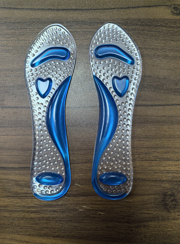 Heart-shaped arch three-point pad blue 22.5x6.5cm/105g
