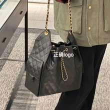 真皮女包手提包大容量25Chobo嬉皮水桶包鱼子酱小球纹单肩斜跨包