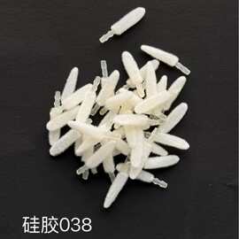 厂家现货 植绒唇釉唇彩刷头 遮瑕刷刷头 一次性刷头  美妆工具