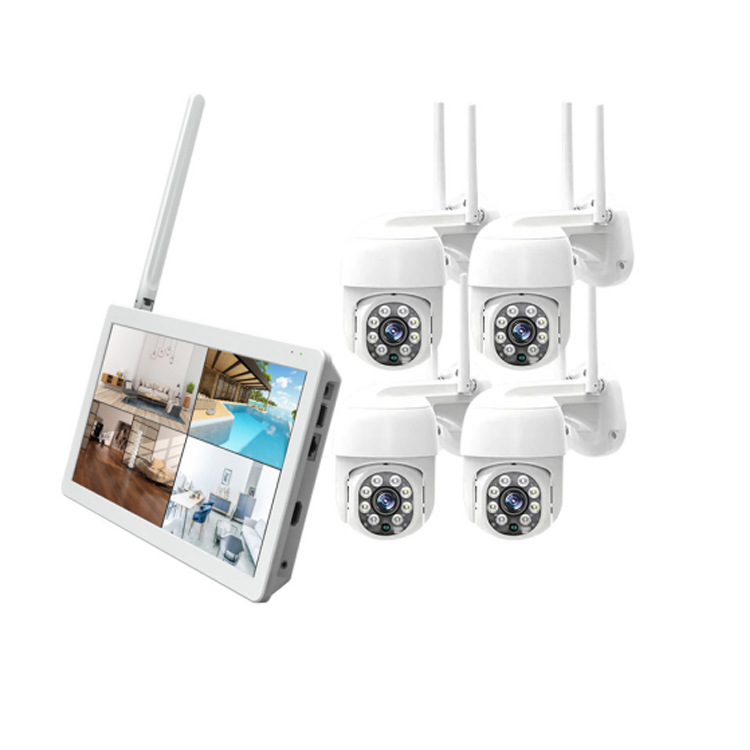 Kit de monitoreo inalámbrico Kit de monitoreo inalámbrico con pantalla Monitoreo todo-en - uno Cámara de red de 5 megapíxeles