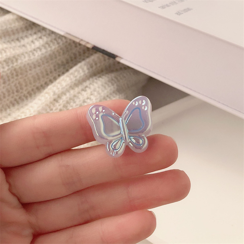 Cute Butterfly Arylic Hair Clip display picture 3