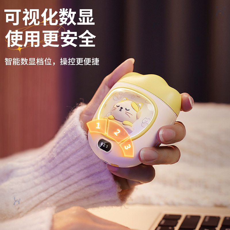 猫爪カイロ充電式カイロUSB小型携帯ミニアニメかわいい電熱宝冬プレゼント|undefined