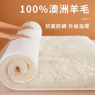 Australian Wool Mattress Pad Winter Mattress Blanket Quilt Winter Thickeneded Warm Wool Mattress Base