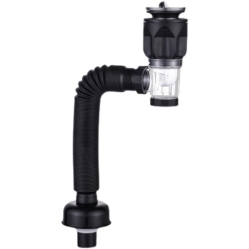 Face Basin Odor Prevention Drain Pipe Sink Basin Horizontal Odor Return Prevention Gadget Drain Pipe Basin Sink Downstream Device Complete Set